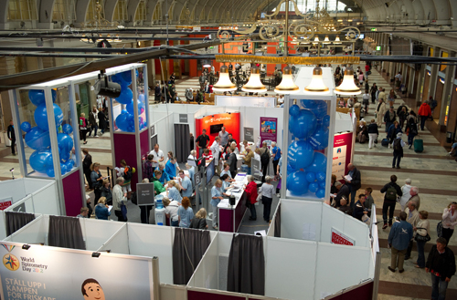 Testa dina lungor på Stockholms Centralstation!